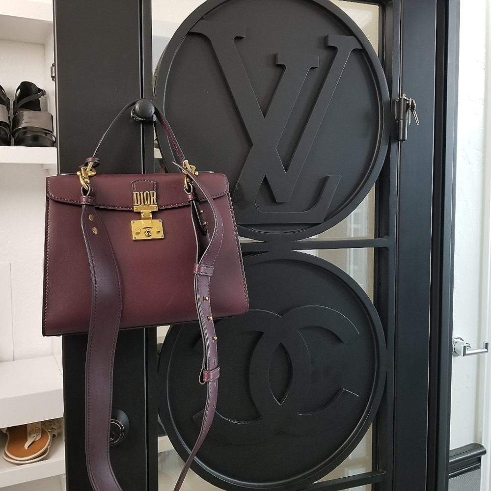 Gorgeous Christian Dior Dioraddict Top handle Leather satchel Handbag - Picture 6 of 16